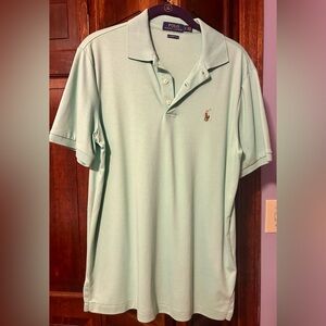 Light sea foam green polo top.  NWOT.